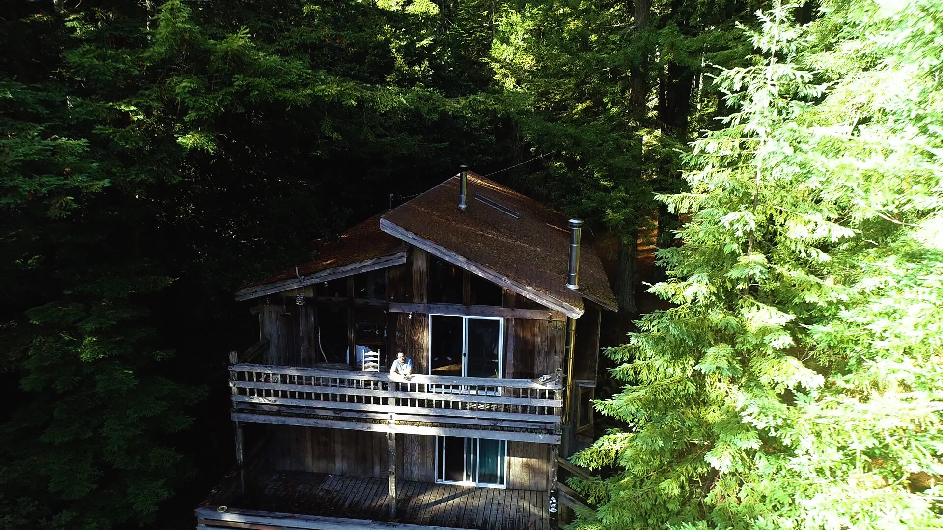 Navarro Ridge Retreat aerial view